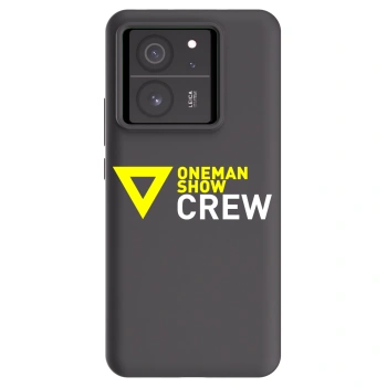 Picasee silikónový čierny obal pre Xiaomi 13T - ONEMANSHOW CREW