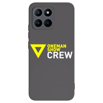 Picasee silikónový čierny obal pre Honor 70 Lite - ONEMANSHOW CREW