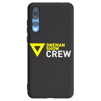 Picasee silikónový čierny obal pre Huawei P20 Pro - ONEMANSHOW CREW
