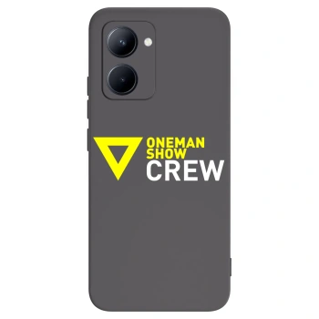 Picasee silikónový čierny obal pre Realme C33 (2023) - ONEMANSHOW CREW