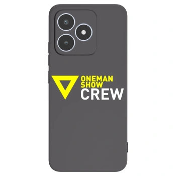 Picasee silikónový čierny obal pre Realme C53 - ONEMANSHOW CREW