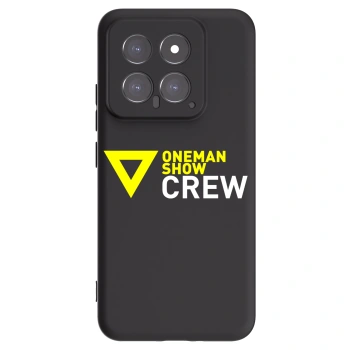 Picasee silikónový čierny obal pre Xiaomi 14 - ONEMANSHOW CREW