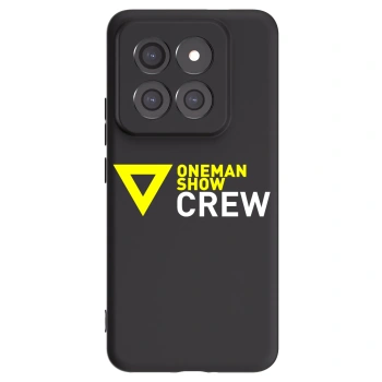 Picasee silikónový čierny obal pre Xiaomi 14 Pro - ONEMANSHOW CREW