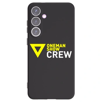 Picasee silikónový čierny obal pre Samsung Galaxy S24+ S926B 5G - ONEMANSHOW CREW