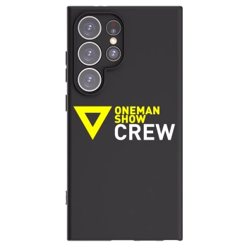Picasee silikónový čierny obal pre Samsung Galaxy S24 Ultra S928B 5G - ONEMANSHOW CREW