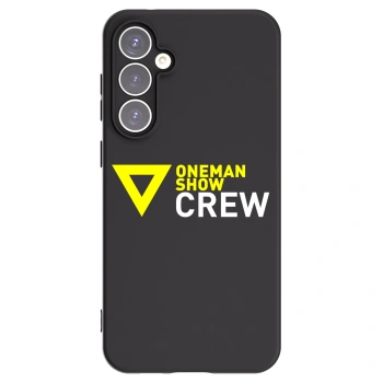 Picasee silikónový čierny obal pre Samsung Galaxy S23 FE S711B - ONEMANSHOW CREW
