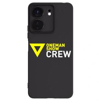 Picasee silikónový čierny obal pre Xiaomi Redmi 13C 4G - ONEMANSHOW CREW