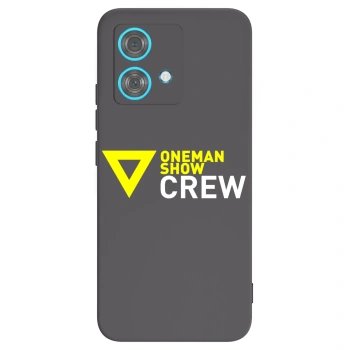 Picasee silikónový čierny obal pre Motorola Edge 40 Neo - ONEMANSHOW CREW