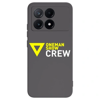 Picasee silikónový čierny obal pre Xiaomi Poco X6 Pro - ONEMANSHOW CREW