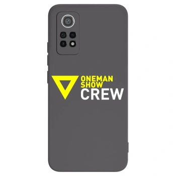 Picasee silikónový čierny obal pre Xiaomi Redmi Note 12 Pro 4G - ONEMANSHOW CREW