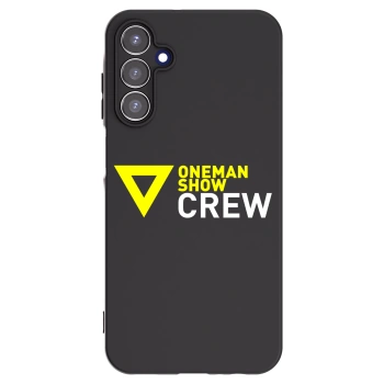 Picasee silikónový čierny obal pre Samsung Galaxy A15 A156B 5G - ONEMANSHOW CREW