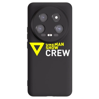 Picasee silikónový čierny obal pre Xiaomi 14 Ultra - ONEMANSHOW CREW