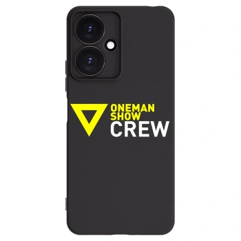 Picasee silikónový čierny obal pre Xiaomi Redmi 13C 5G - ONEMANSHOW CREW