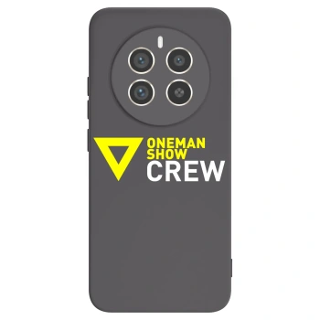 Picasee silikónový čierny obal pre Realme 12 Pro 5G - ONEMANSHOW CREW