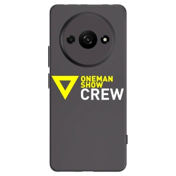 Picasee silikónový čierny obal pre Xiaomi Redmi A3 - ONEMANSHOW CREW