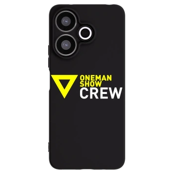 Picasee silikónový čierny obal pre Xiaomi Redmi 13 4G - ONEMANSHOW CREW