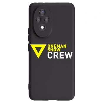 Picasee silikónový čierny obal pre Honor 200 Pro 5G - ONEMANSHOW CREW
