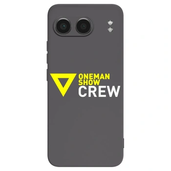 Picasee silikónový čierny obal pre OnePlus Nord 4 - ONEMANSHOW CREW