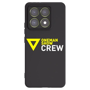Picasee silikónový čierny obal pre Xiaomi 14T - ONEMANSHOW CREW