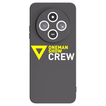 Picasee silikónový čierny obal pre Xiaomi Redmi 14C - ONEMANSHOW CREW