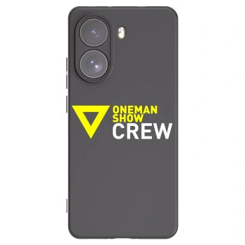 Picasee silikónový čierny obal pre Xiaomi Poco X7 - ONEMANSHOW CREW