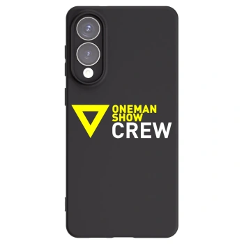 Picasee silikónový čierny obal pre Samsung Galaxy S25 Edge 5G - ONEMANSHOW CREW