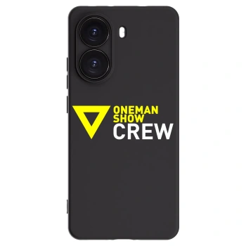 Picasee silikónový čierny obal pre Xiaomi Poco X7 Pro 5G - ONEMANSHOW CREW