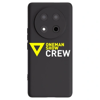 Picasee silikónový čierny obal pre Honor Magic7 Lite 5G - ONEMANSHOW CREW