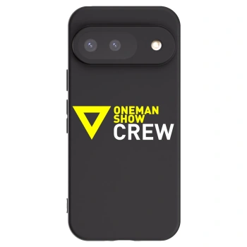 Picasee silikónový čierny obal pre Google Pixel 9 - ONEMANSHOW CREW