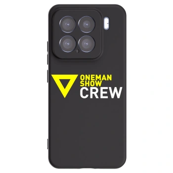 Picasee silikónový čierny obal pre Xiaomi 15 - ONEMANSHOW CREW