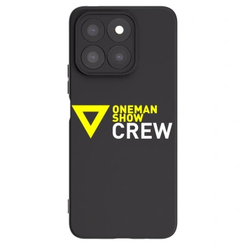 Picasee silikónový čierny obal pre Honor X8c - ONEMANSHOW CREW