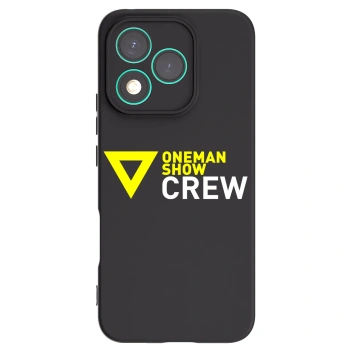 Picasee silikónový čierny obal pre Honor 400 Lite 5G - ONEMANSHOW CREW