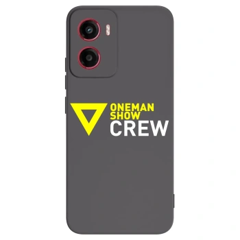 Picasee silikónový čierny obal pre Motorola Moto G05 - ONEMANSHOW CREW