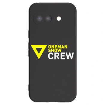 Picasee silikónový čierny obal pre Google Pixel 9a - ONEMANSHOW CREW