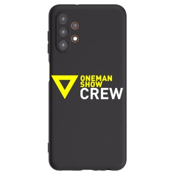 Picasee silikónový čierny obal pre Samsung Galaxy A13 5G - ONEMANSHOW CREW