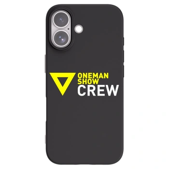 Picasee silikónový čierny obal pre Apple iPhone 17 - ONEMANSHOW CREW