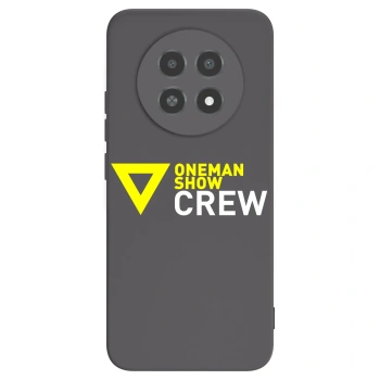 Picasee silikónový čierny obal pre Realme 12X - ONEMANSHOW CREW