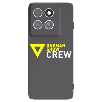 Picasee silikónový čierny obal pre Motorola Edge 60 Pro - ONEMANSHOW CREW