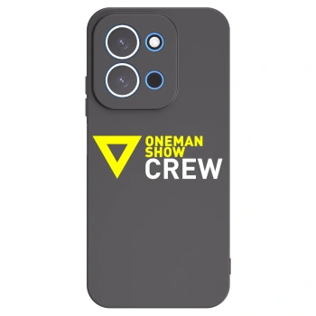 Picasee silikónový čierny obal pre Xiaomi Redmi 15C 4G - ONEMANSHOW CREW