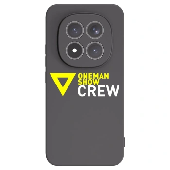 Picasee silikónový čierny obal pre Xiaomi Redmi Note 15 Pro+ - ONEMANSHOW CREW