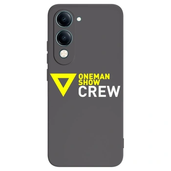 Picasee silikónový čierny obal pre Vivo Y29s 5G - ONEMANSHOW CREW