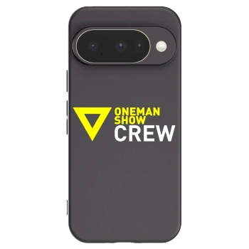 Picasee silikónový čierny obal pre Google Pixel 10 - ONEMANSHOW CREW