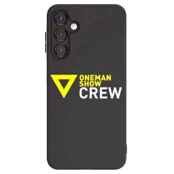 Picasee silikónový čierny obal pre Samsung Galaxy A16 4G - ONEMANSHOW CREW