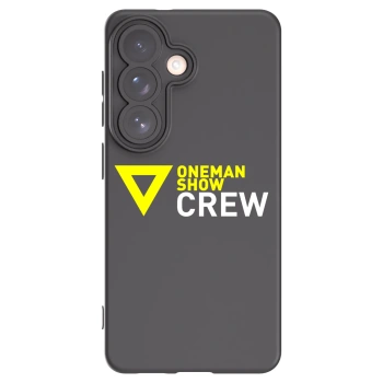 Picasee silikónový čierny obal pre Samsung Galaxy S26 - ONEMANSHOW CREW