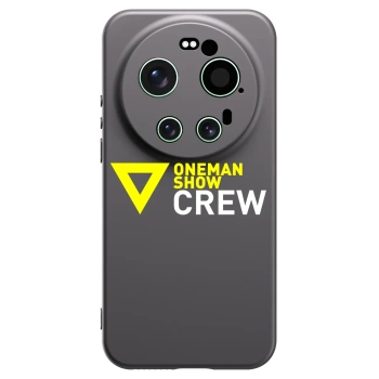 Picasee silikónový čierny obal pre Xiaomi 17 Ultra - ONEMANSHOW CREW