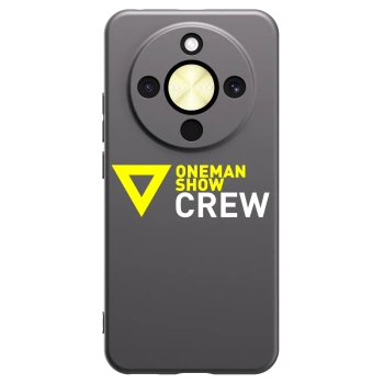 Picasee silikónový čierny obal pre Honor Magic8 Lite 5G - ONEMANSHOW CREW