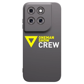 Picasee silikónový čierny obal pre Motorola Moto G77 - ONEMANSHOW CREW