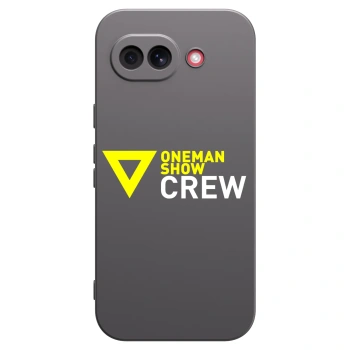 Picasee silikónový čierny obal pre Google Pixel 10a - ONEMANSHOW CREW
