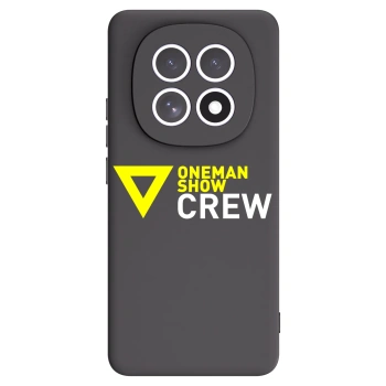 Picasee silikónový čierny obal pre Xiaomi Redmi Note 15 5G - ONEMANSHOW CREW