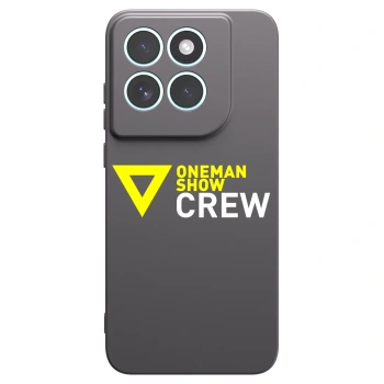 Picasee silikónový čierny obal pre Motorola Edge 70 Fusion - ONEMANSHOW CREW